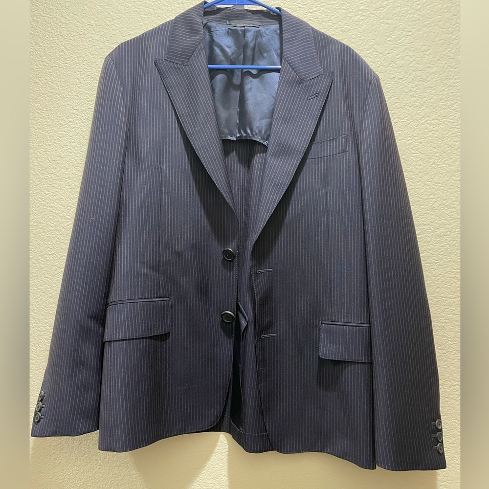 Authentic Prada Single-breasted pinstripe jacket